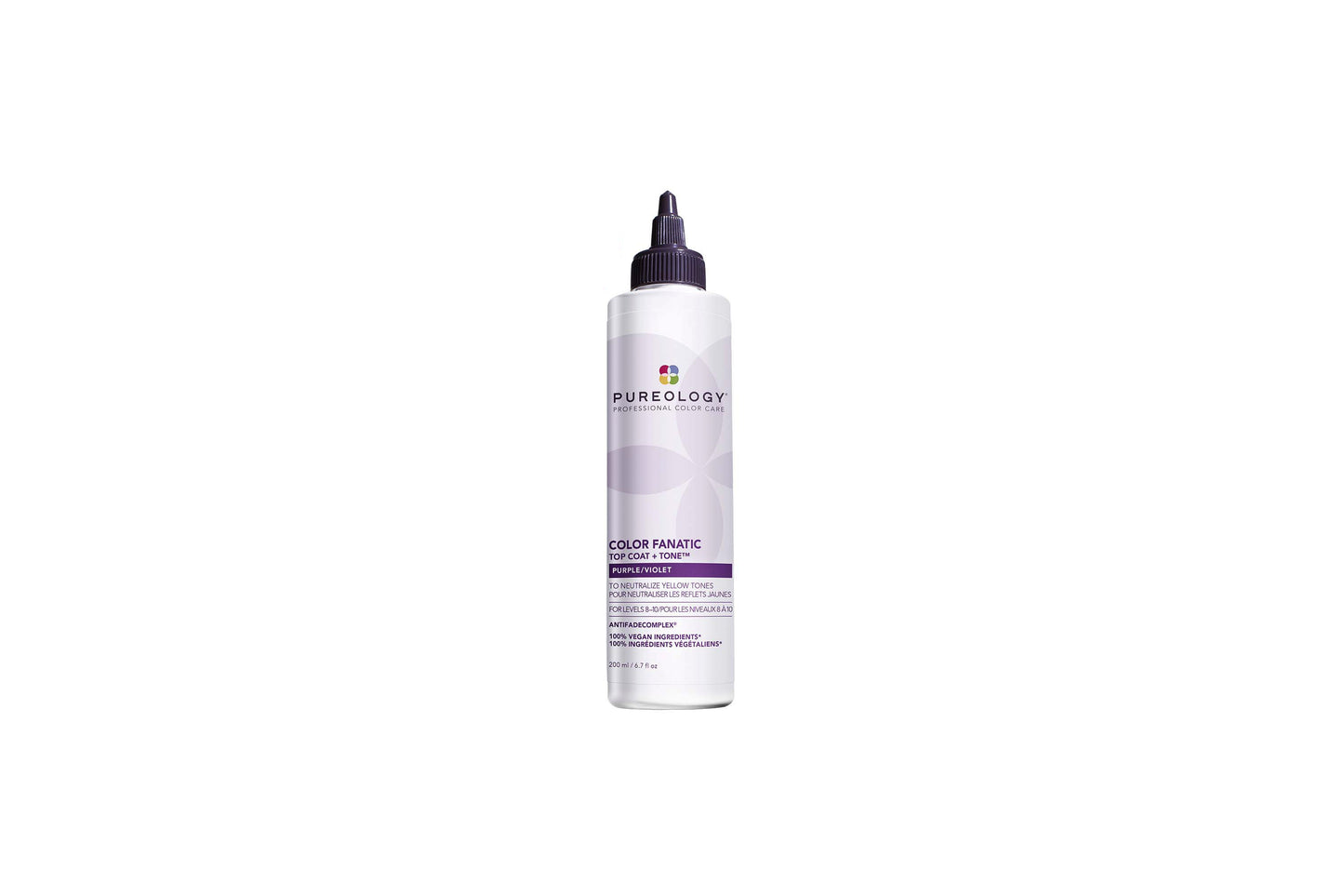 Pureology colour fanatic top coat and tone violet
