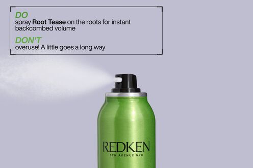 do's and dont for redken quick tease