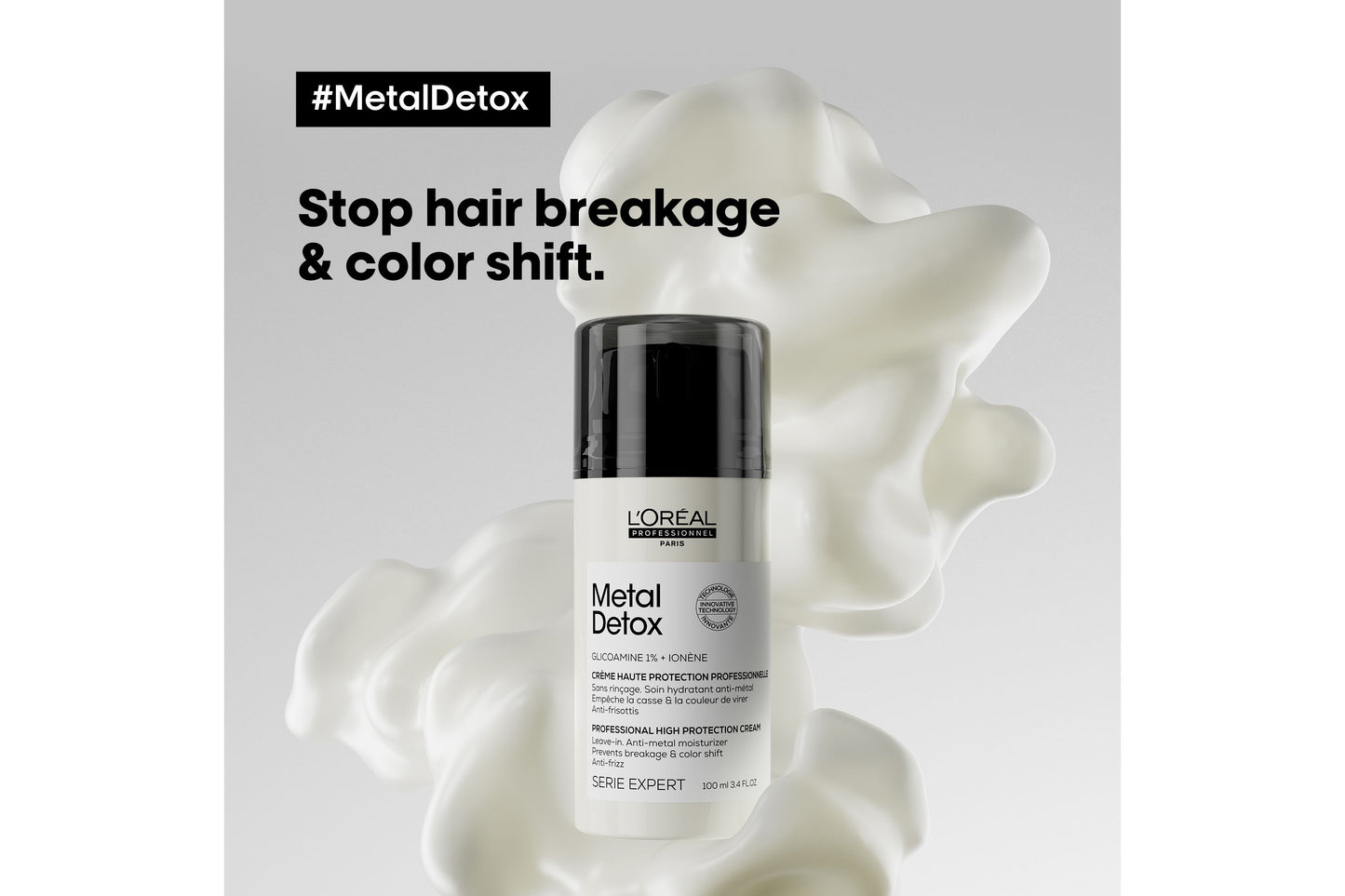 L'Oreal Metal Detox leave in treatment with heat protection