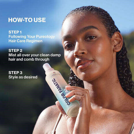 Pureology colour fanatic leave in spray how to use