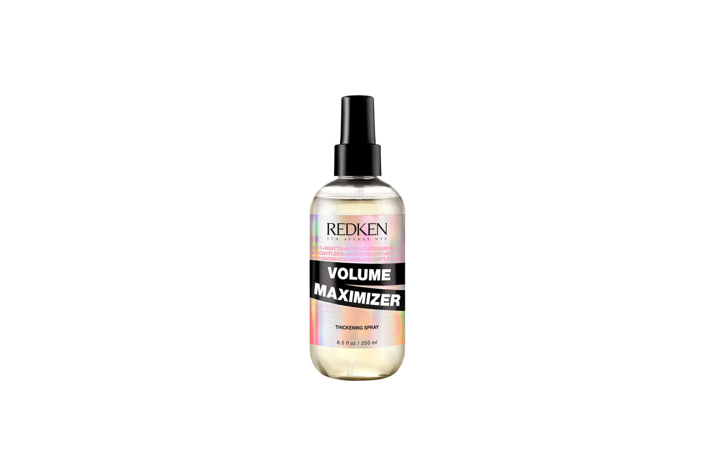 Redken Volume Maximizer spray. Styling product for volume