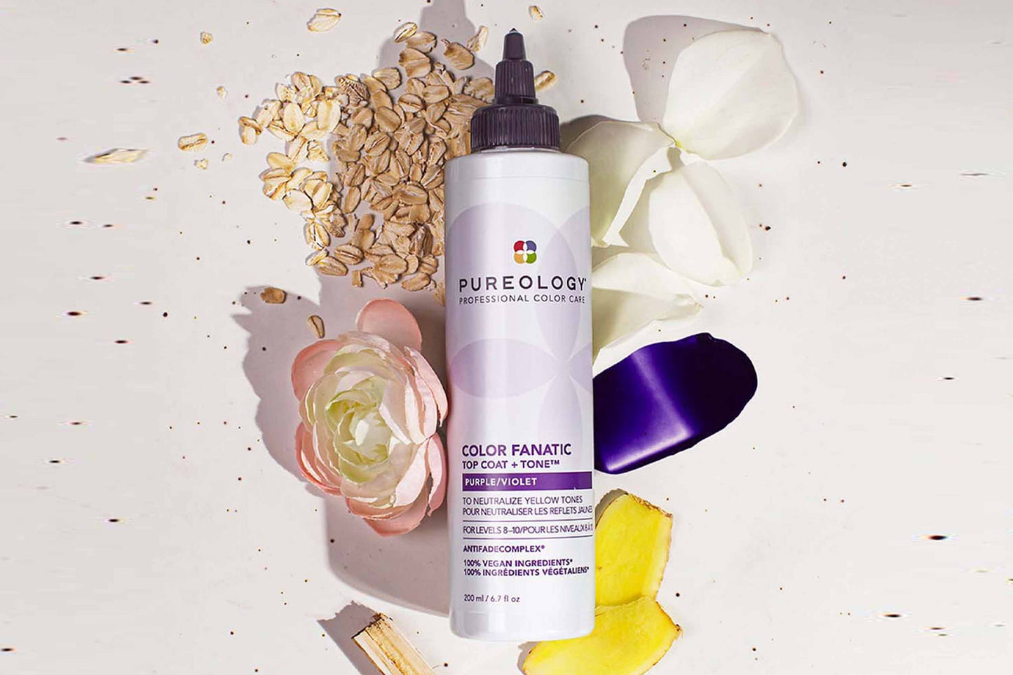 Pureology top coat and tone violet