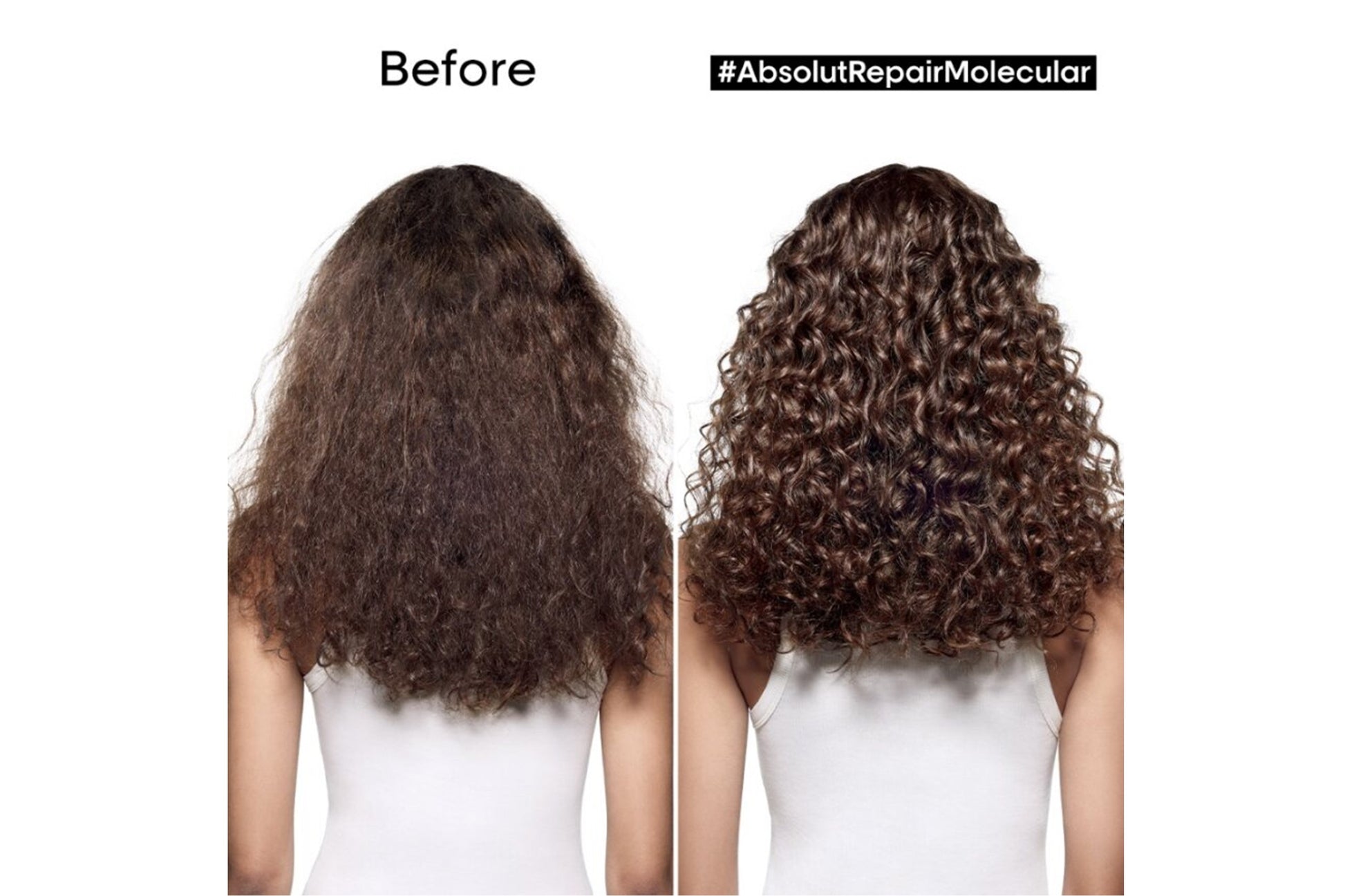 L'Oreal Absolut Repair Molecular range before and after use image