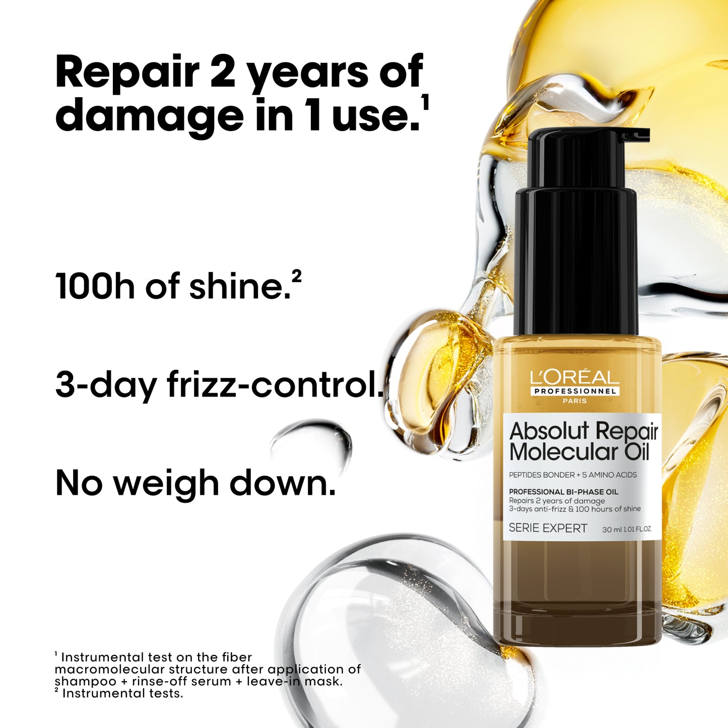 L’Oréal Professionnel Absolut Repair Molecular Oil (30 mL)