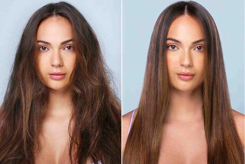 Pureology strength cure shampoo before and after