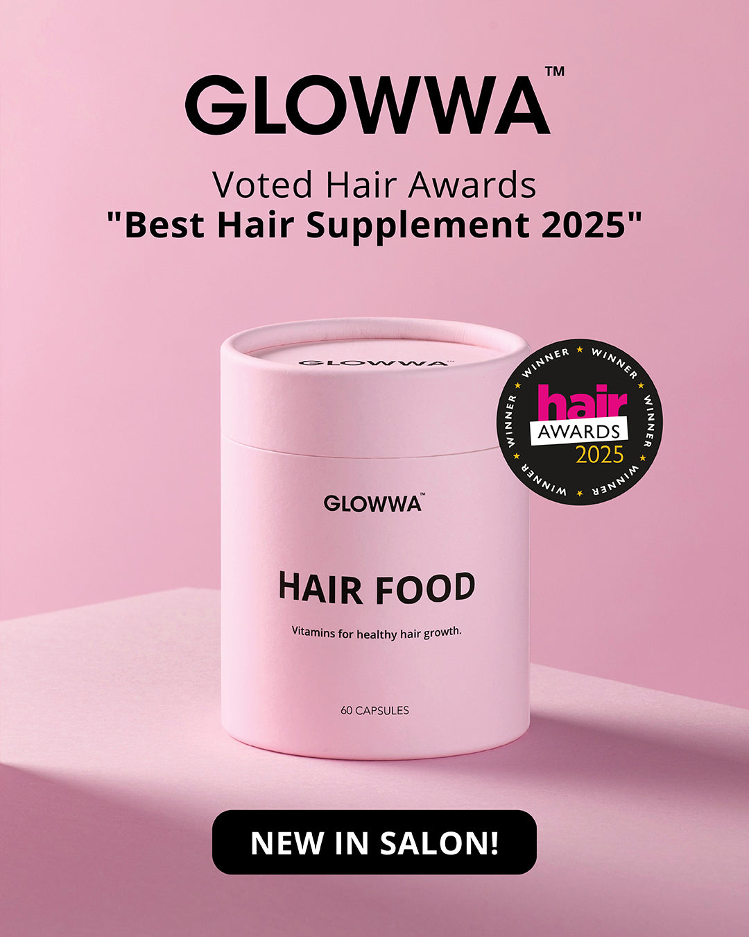 GLOWWA Hair Food Trio Original – 3 Month Supply