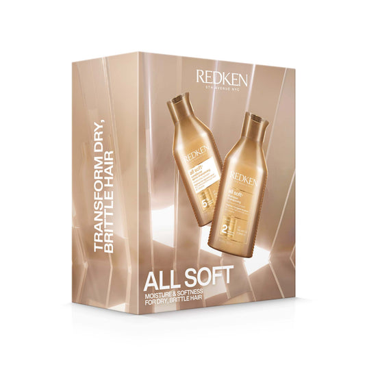 Redken All Soft Duo Holiday Gift Pack 2026 with shampoo and conditioner