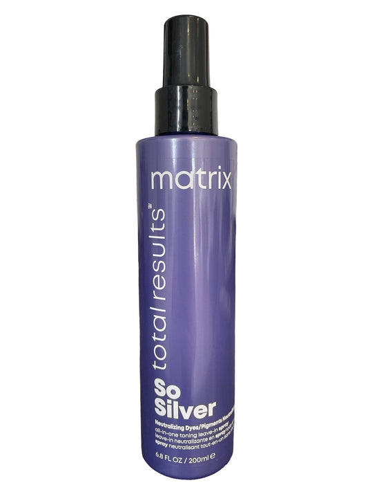 Matrix total results so silver leave in spray
