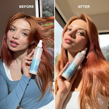 Pureology colour fanatic leave in spray before and after