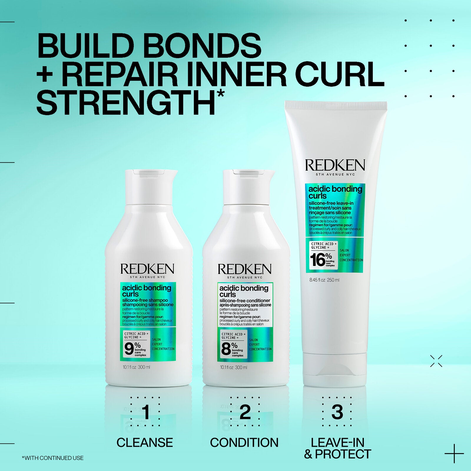 Redken acidic bonding curls range