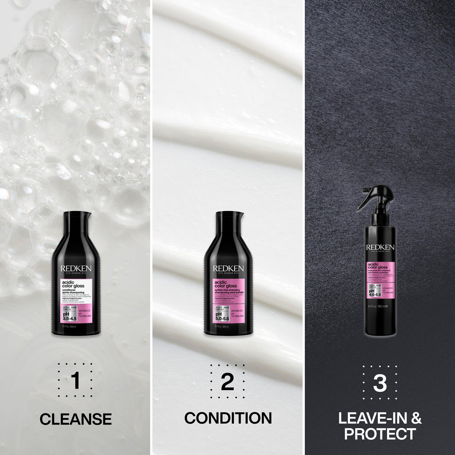 Redken acidic color gloss range