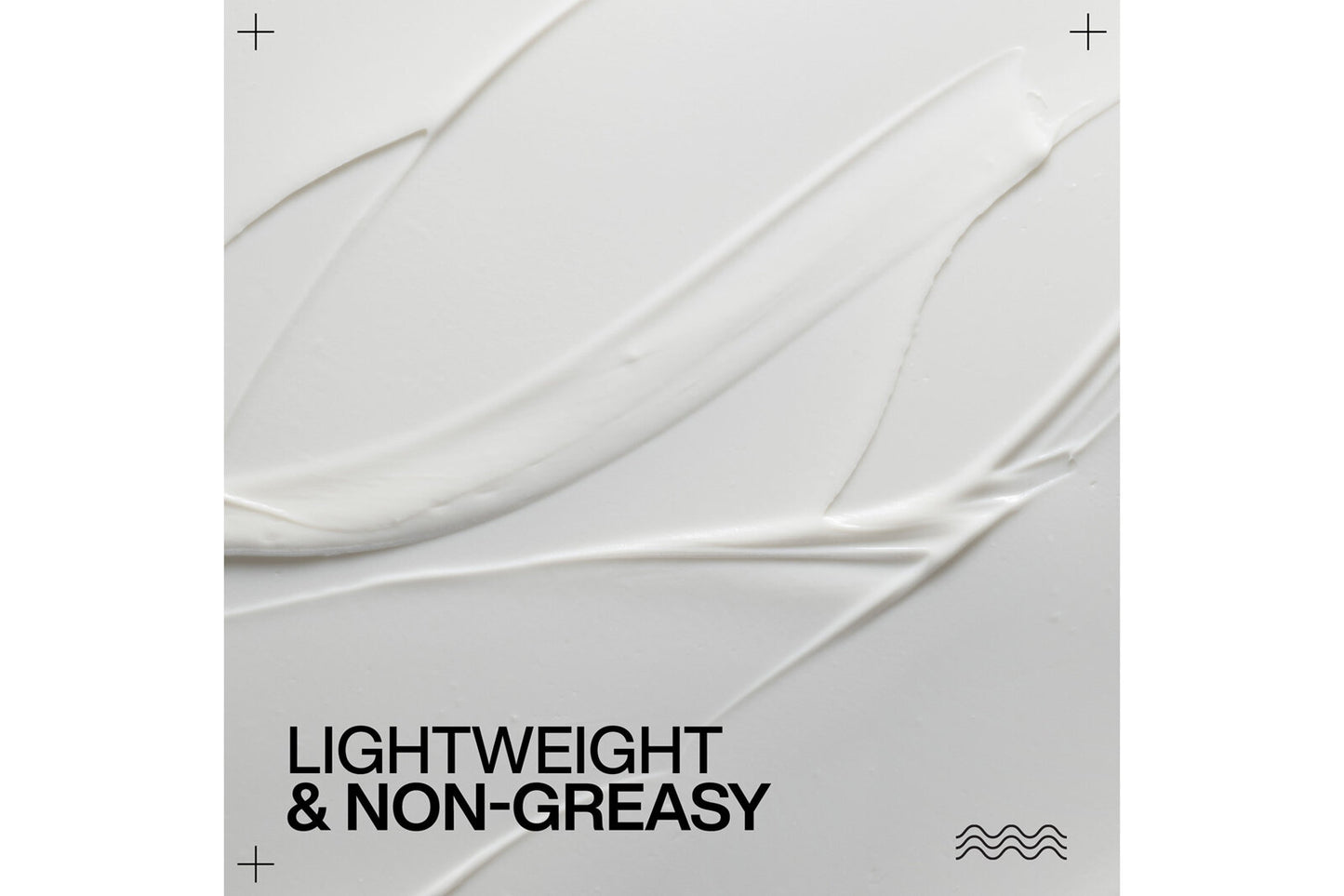 Text 'LIGHTWEIGHT & NON-GREASY'  explaining about the feel of redken hydrating curl cream