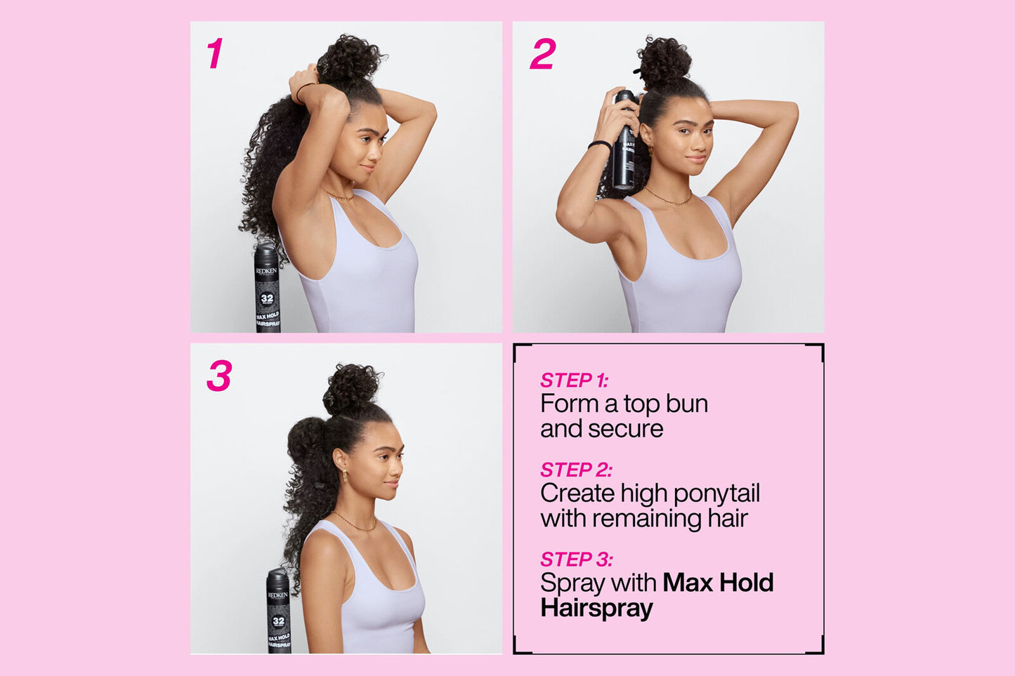 Redken max hold hair spray how to use
