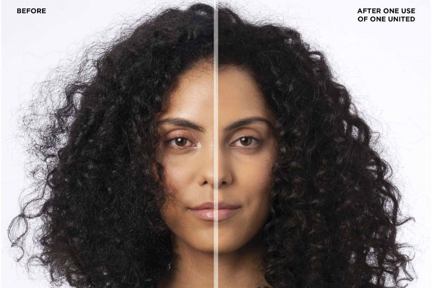 Before and after redken one united
