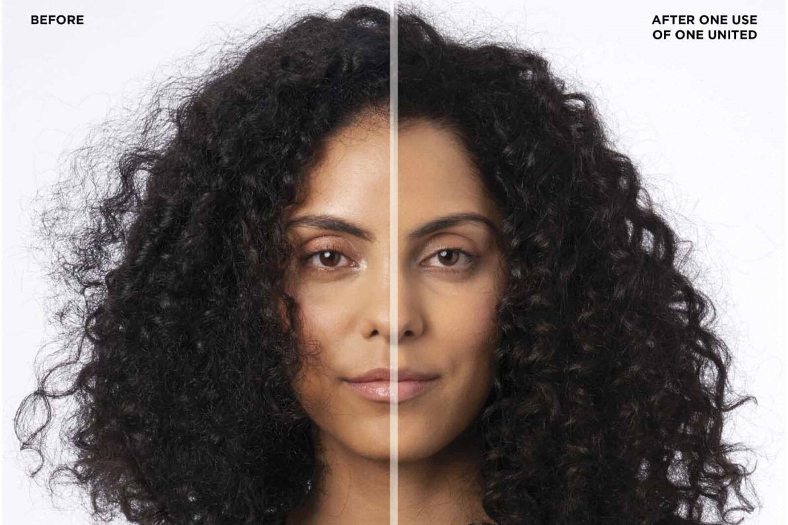 Before and after redken one united