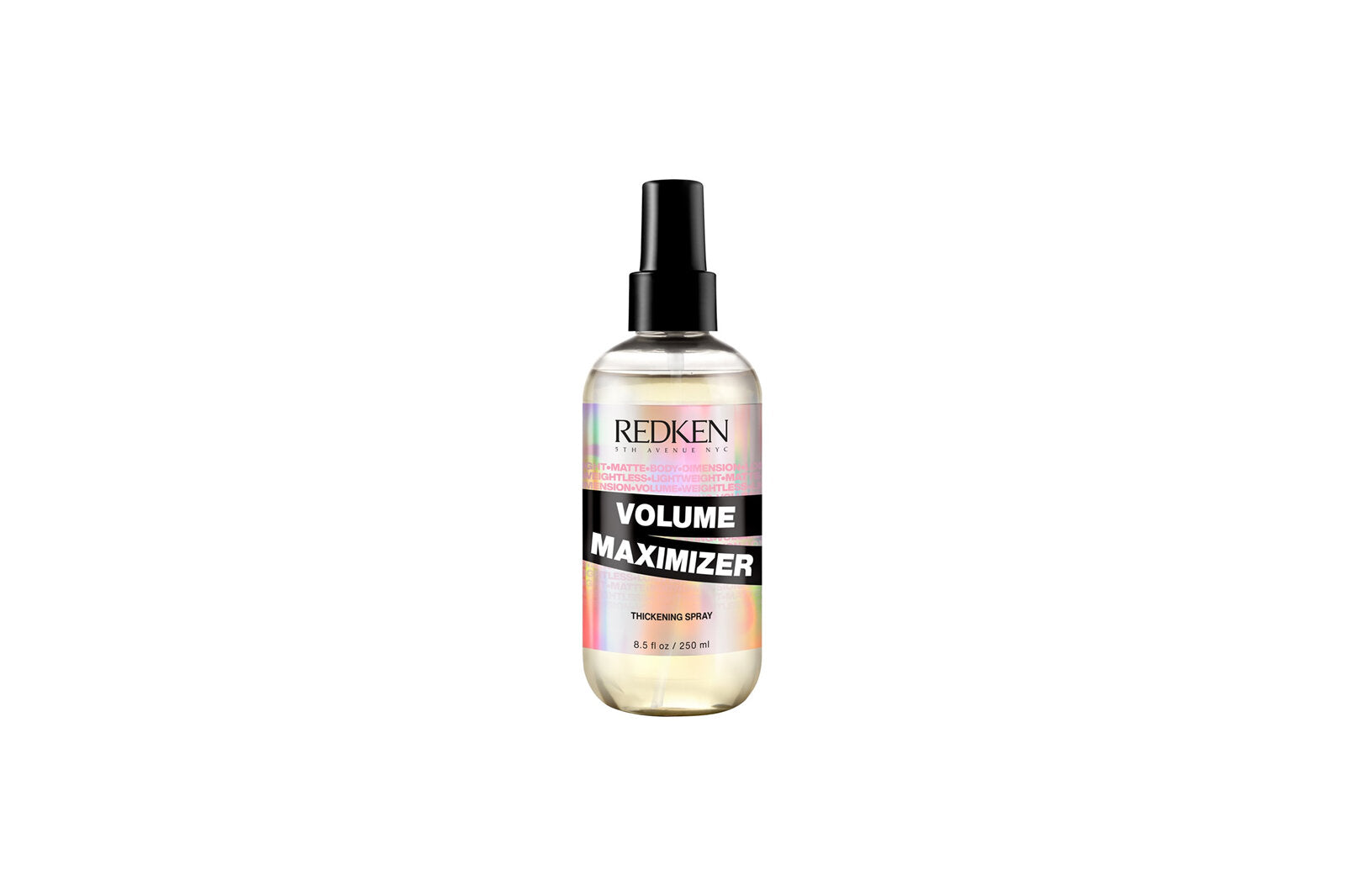 Redken Volume Maximizer spray. Styling product for volume